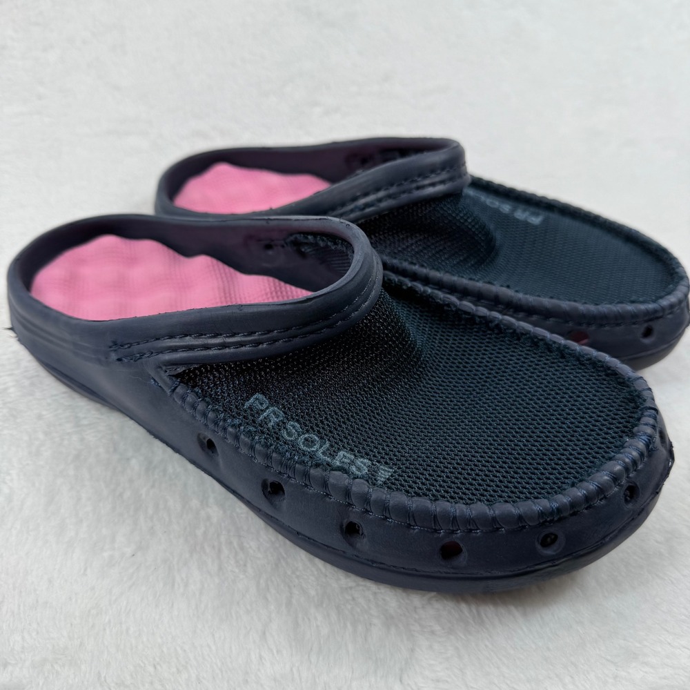 PR Soles‎ Kailua Mesh Slip On Acupoint Sole Shoe -Dark Blue in Size 7